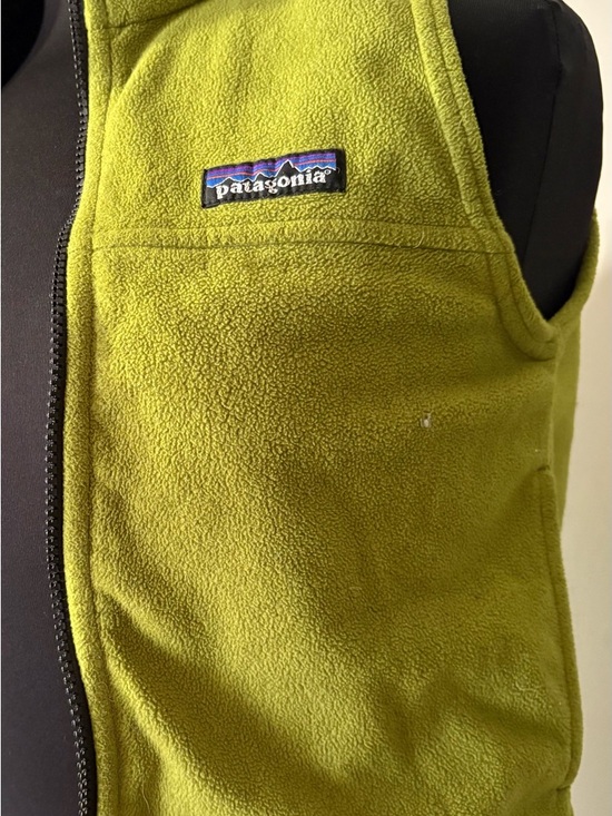 Patagonia Other - Kids Patagonia Bright Lime Green Fleece Vest
